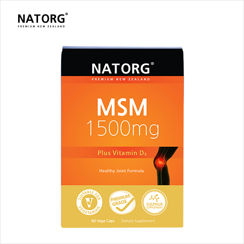 MSM 1500mg Plus Vitamin D3